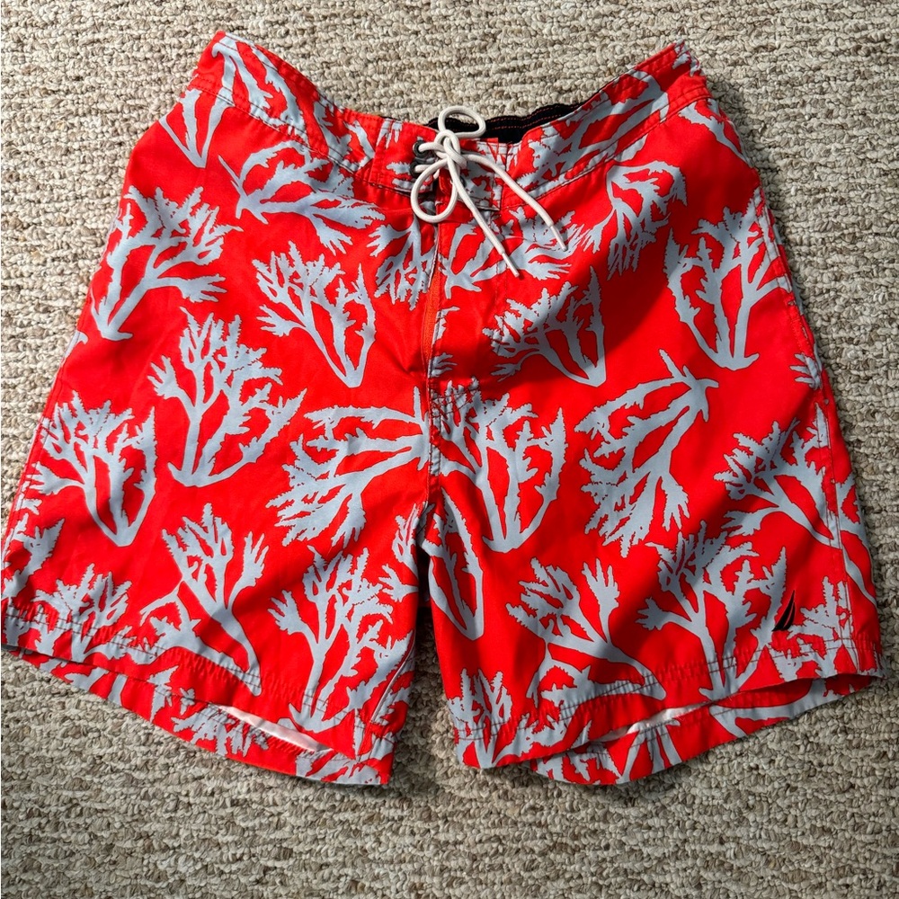 Men’s Nautical Swim Trunks - Picture 1 of 6